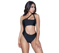 Be Wicked 1976 Quinn Badeanzug, Schwarz, Gr e M