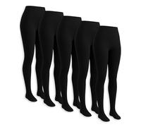Bea 5er-Pack 80 DEN Thermo Strumpfhosen Damen - Warm, Weich und Blickdicht, Hohe Taille, Opaque Feinstrumpfhose