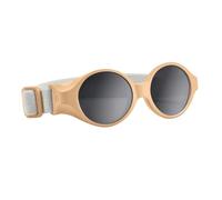 BÉABA, Stirnband Sonnenbrille für Baby 0-9 Monate, 100% UV Schutz - Kategorie 4, Seitenschutz, Optimaler Komfort, Verstellbares Elastikband, Ocker