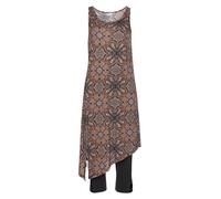Longtop BEACHTIME Gr. 36/38, braun (braun, bedruckt, schwarz) Damen, Tops (20563904-36) braun, bedruckt, schwarz