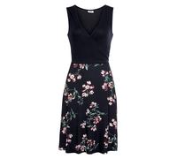 BEACHTIME Strandkleid Damen marine-geblümt-bedruckt Gr.40