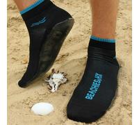 Beachies Erwachsene Strand- und Wattsocken schwarz-petrol 39/41