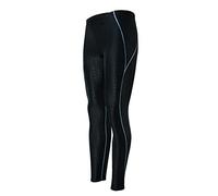 Beachkini Badehose für Männer und Frauen,Unisex Wasserdicht Schnell trocknend Tauchen Surfen Sportliche Leggings-Hosen,Verstellbare Lange Hosenbeine,1612 Black Grey,XL