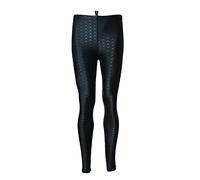 Beachkini Badehose für Männer und Frauen,Unisex Wasserdicht Schnell trocknend Tauchen Surfen Sportliche Leggings-Hosen,Verstellbare Lange Hosenbeine,1612 Black,4XL