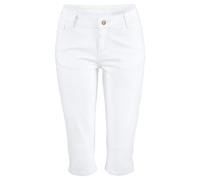 3/4-Hose BEACHTIME Gr. 44, N-Gr, weiß Damen Hosen 5-Pocket-Jeans Bestseller (725192-44) weiß