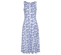 BEACHTIME BY LASCANA Midikleid Damen blau-creme bedruckt Gr.42