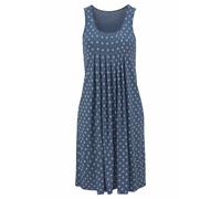 Strandkleid BEACHTIME Gr. 34, N-Gr, blau (blau, bedruckt) Damen Kleider Strandkleider mit Ornamentdruck (53443632-34)