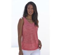 Tanktop BEACHTIME Gr. 36/38, orange (apricot, meliert, grau, meliert) Damen Tops (390732-36) apricot, meliert, grau, meliert