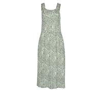 Jerseykleid BEACHTIME, Damen, Gr. 36, N-Gr, grün (grün bedruckt), Jersey, Obermaterial: 100% Viskose, bedruckt, figurumspielend knieumspielend, Rundhals, Kleider Jerseykleid, mit Blätterdruck und Tasc