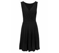 Beachtime Jerseykleid, mit tiefem V-Ausschnitt 42, N-Gr schwarz Damen Sommerkleider Kleider Jerseykleid 42, N-Gr schwarz