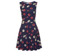 BEACHTIME Strandkleid Damen marine-rot-bedruckt Gr.34