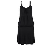 Beachtime Strandkleid aus Viskosejersey, schwarz