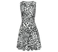 BEACHTIME Strandkleid Damen schwarz-weiß-bedruckt Gr.34