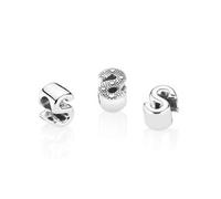 PANDORA - 797473 Charm - Buchstabe S - Letter S - 925 Sterling Silber