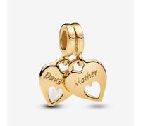 Bead - Vergoldet - Mutter & Tochter Charm