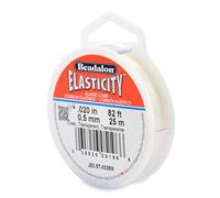 Beadalon Elastcity elastischer Faden, 0,5 mm, 25 m, durchsichtig
