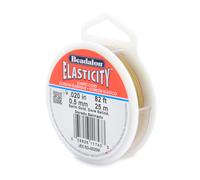 Beadalon Elasticity Stretch Cord 0,5 mm / .020 in Satin Gold 25 m / 82 ft