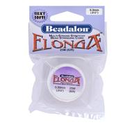 Beadalon Elonga Stretchschnur 0,3 mm / 0,012 Zoll Wei 25 m / 82 ft