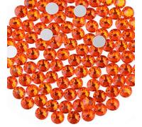 beadsland 1440 Piece Flat Back Crystal Rhinestones Round Gems 1.3mm-6.