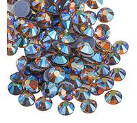 Beadsland Hotfix Strasssteine, 1440 Stück Flache Rückseite Kristall Strasssteine zum Basteln Kleidung Basteln Dekoration, Heller Citrin AB, SS16, 3.8-4.0mm