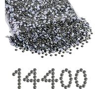 Beadsland Hotfix Strasssteine Bulk,Anthrazit,SS6/14400pcs,1.9-2.1mm