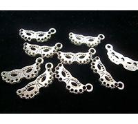 beadsvision 10 Anhänger Charms Maske 23mm Farbe antiksilber Metall #S506