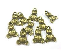 beadsvision Charms Bär Teddy 10 Anhänger Farbe Bronze #S585