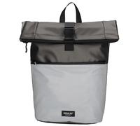 Beagles Charm London - Große Umhängetasche Damen - Wasserabweisend, Viel Stauraum mit 4 Außentaschen & Innenfach, Verstellbarer Schultergurt, Ideal für Arbeit und Alltag - Silber