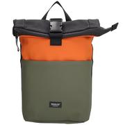 Beagles Hide & Stitches Porto Umhängetasche Damen - Leder Handtasche mit 2 Reißverschlussfächern, Fronttasche & Handyfach, 2 Griffe & abnehmbarer verstellbarer Schultergurt - Orange