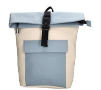Beagles Hide & Stitches - Shopper Damen mit Tabletfach und Reißverschluss - Große Tasche für Arbeit Schule - Verstellbarer abnehmbarer Schultergurt - Doppelgriff - Hellblau