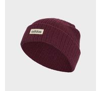 Beanie ADIDAS SPORTSWEAR "LINEAR BEANIE CUFF", Damen, maroon, crystal linen, schwarz, Obermaterial: 100% Polyacryl, Mützen Beanie, mit umgeschlagenem Bündchen, schlichtes Design, zeitlose Silhouette (