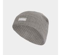 Beanie ADIDAS SPORTSWEAR "LINEAR BEANIE CUFF", Damen, medium grau heather, mgh solid grau, weiß, Obermaterial: 100% Polyacryl, Mützen Beanie, mit umgeschlagenem Bündchen, schlichtes Design, zeitlose S