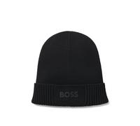 Boss Green Asic Beanie Mütze pechschwarz