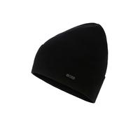 Beanie BOSS "Lari_hat", Damen, schwarz (schwarz 001), Strick, Materialmix, unifarben, Mützen Beanie, mit Aufschlag in Rippoptik (95665727-0)