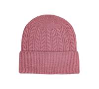 Beanie CAPELLI NEW YORK, Damen, braun (old rose), Strick, Obermaterial: 50% Polyacryl, 50% Polyester, gemustert, unifarben, Mützen Beanie, Feinstrick, Zopfmuster, Einheitsgröße (52784250-0) old rose