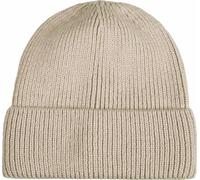 Beanie CAPELLI NEW YORK, Damen, camel, Strick, Materialmix, unifarben, Mützen Beanie, Rippstrick, Wollanteil, wärmend (31448144-0) camel