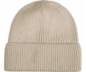 Beanie CAPELLI NEW YORK, Damen, camel, Strick, Materialmix, unifarben, Mützen Beanie, Rippstrick, Wollanteil, wärmend (31448144-0) camel