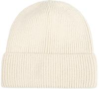 Beanie CAPELLI NEW YORK, Damen, ivory, Strick, Materialmix, unifarben, Mützen Beanie, Rippstrick, Wollanteil, wärmend (75376354-0) ivory