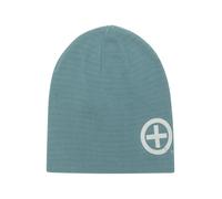 Beanie CHIEMSEE, Herren, blau (hydro), Baumwolle, unifarben, Mützen Beanie, - in angenehmer Baumwoll-Qualität (37912606-0) hydro