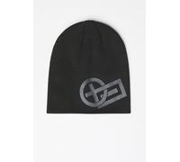 Beanie CHIEMSEE, Herren, schwarz (schwarz beauty), Baumwolle, Mützen Beanie (54778650-0) schwarz beauty