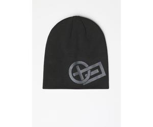 Beanie CHIEMSEE, Herren, schwarz (schwarz beauty), Baumwolle, Mützen Beanie (54778650-0) schwarz beauty