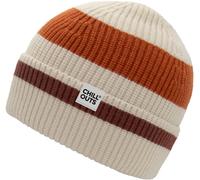Beanie CHILLOUTS "Bastian Hat", Herren, beige (cream), Materialmix, gestreift, Mützen Beanie, mit sportlichem Streifen-Design, Logo-Label (53149359-0) cream