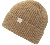 Beanie CHILLOUTS "Heli Hat", Damen, beige, Obermaterial: 78% Polyester, 12% Polyamid, 6% Wolle, 4% Elasthan, Mützen, aus dickem Material im Rippstrick (47444228-0) beige