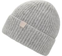 Beanie CHILLOUTS "Heli Hat", Damen, grau (light grau), Obermaterial: 78% Polyester, 12% Polyamid, 6% Wolle, 4% Elasthan, Mützen, aus dickem Material im Rippstrick (18508808-0) light grau