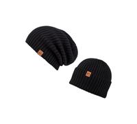 CHILLOUTS Unisex Justin Longbeanie, 10 Black, Einheitsgröße