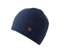 Beanie CHILLOUTS "Kasimir Hat", Herren, blau, Strick, Kunstfaser, unifarben, Mützen Beanie, Mit Rippenbündchen, One Size (90750015-0) blau
