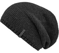 Beanie CHILLOUTS "Keith Hat" grau (dark grey melange) Damen Mützen Beanies Strickmütze im Oversize-Look, meliert, gefüttert (37757211-0)
