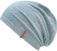 Beanie CHILLOUTS "Memphis Hat", Damen, blau (blau, orange), Web, Materialmix, Mützen Beanie, schnell trocknend, robust, formbeständig, doppellagig (22801215-0) blau, orange