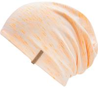 Beanie CHILLOUTS "Memphis Hat", Damen, cream, orange, Web, Materialmix, meliert, Mützen Beanie, schnell trocknend, robust, formbeständig, doppellagig (48705239-0) cream, orange