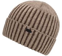 Beanie CHILLOUTS "Stan Hat", Herren, beige, Strick, Kunstfaser, meliert, unifarben, Mützen Beanie, mit robustem Strickmuster (72125854-0) beige